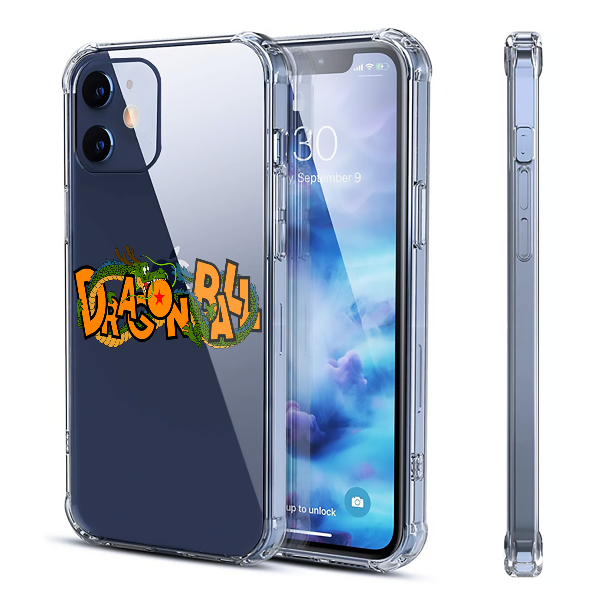 （画像用） ドラゴンボール DRAGON BALL 【iPhone 12シリーズ対応】透明スマホケース（クリアソフトケース）